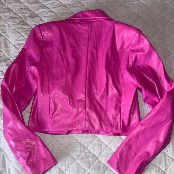 Ídem ditto small pleather‎ short jacket EUC - Picture 2 of 4